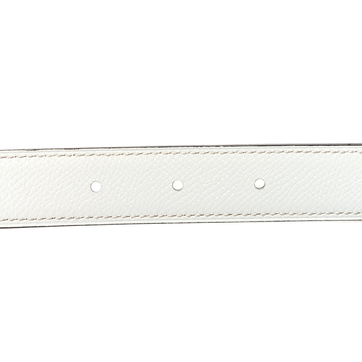 Epsom Swift 24mm Mini Constance H Belt 90 36 White Etoupe