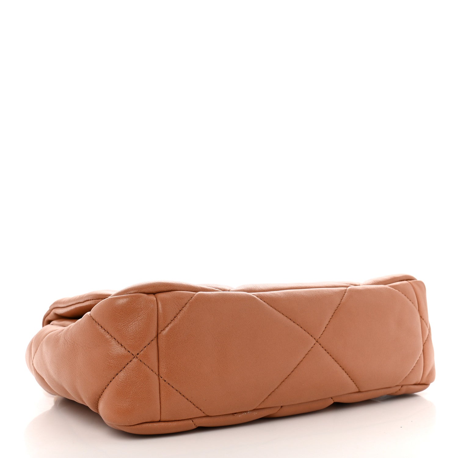 Chanel Lambskin Quilted Medium Chanel 19 Flap Brown 4 of 12