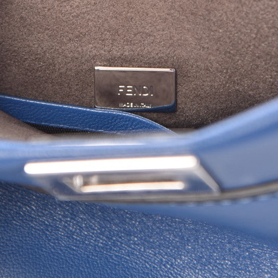 Fendi Shiny Nappa Micro Peekaboo Iconic Satchel Iris 7 of 7