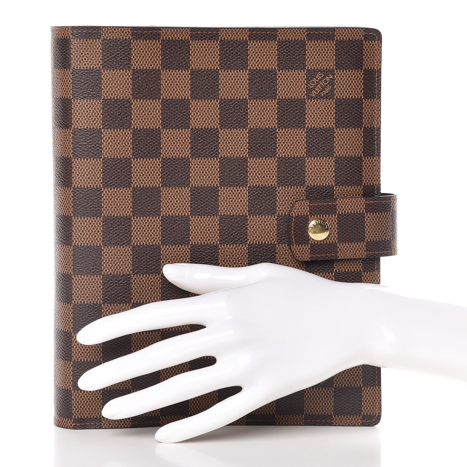 Louis Vuitton Damier Ebene Large Ring Agenda Cover 2 of 12