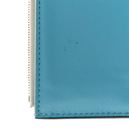 Louis Vuitton Smooth Calfskin LV Pont 9 Compact Wallet Creme 8 of 9