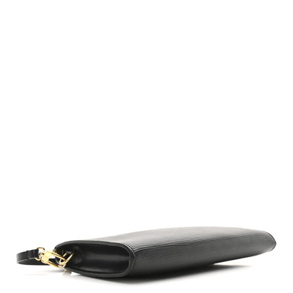 Louis Vuitton Epi Pochette Accessories 24 Black 4 of 9