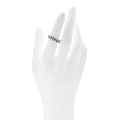 Tiffany Platinum Diamond Schlumberger Rope Two-Row Ring 50 5.5 2 of 6
