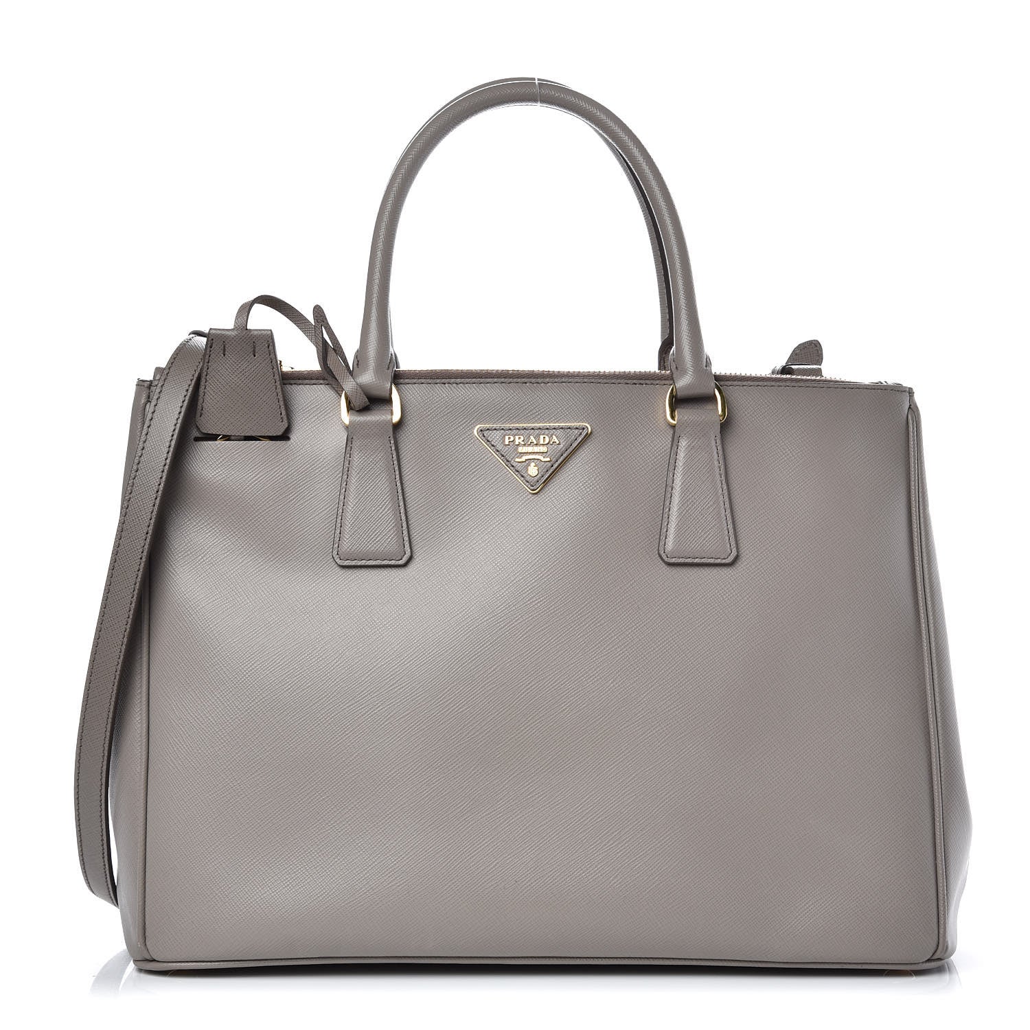Prada Saffiano Medium Galleria Double Zip Tote Argilla 1 of 13