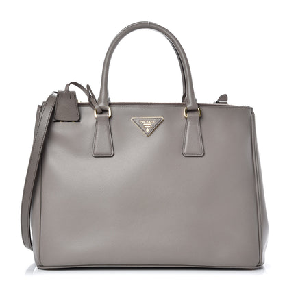 Prada Saffiano Medium Galleria Double Zip Tote Argilla 1 of 13