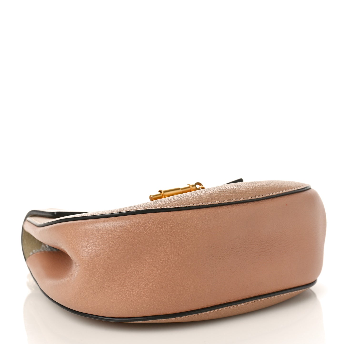 Grained Lambskin Drew Shoulder Bag Biscotti Beige