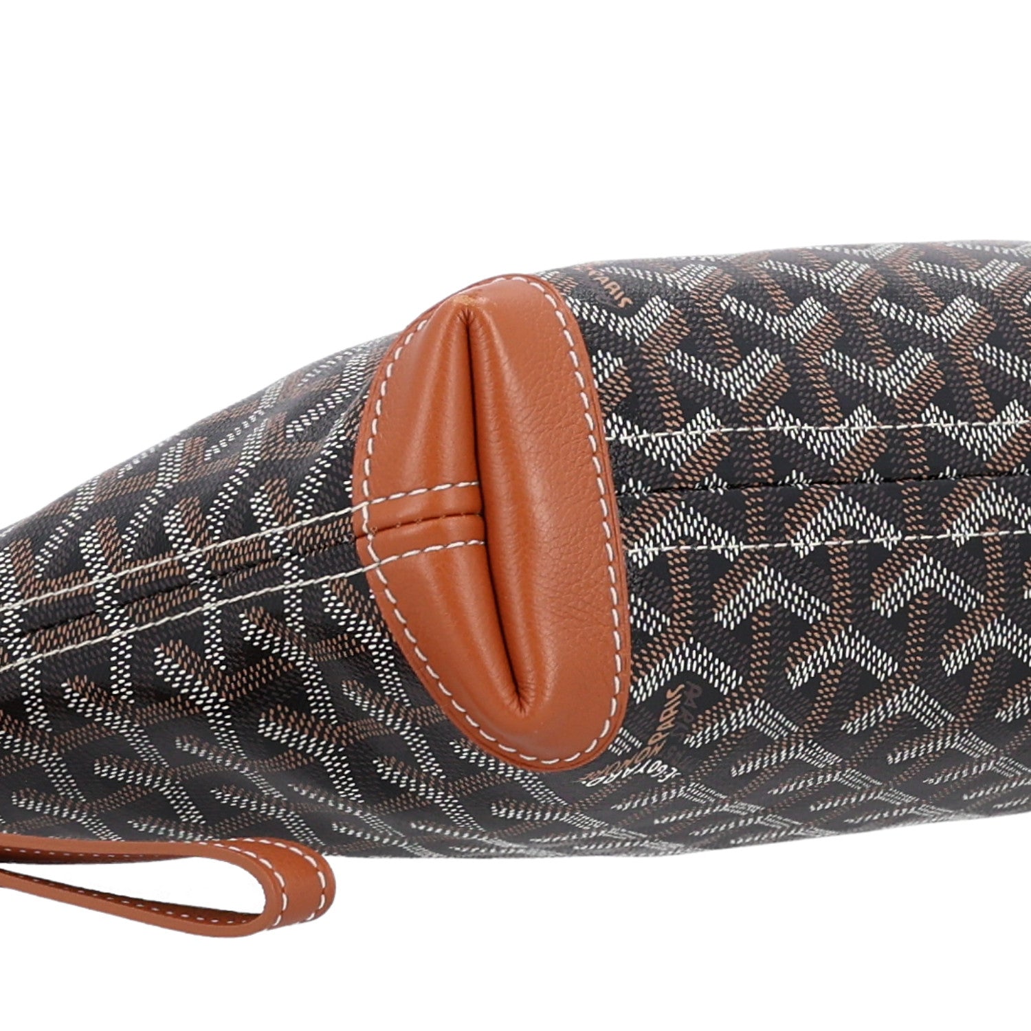 Goyard Goyardine Conti Pouch Black Gold 8 of 9