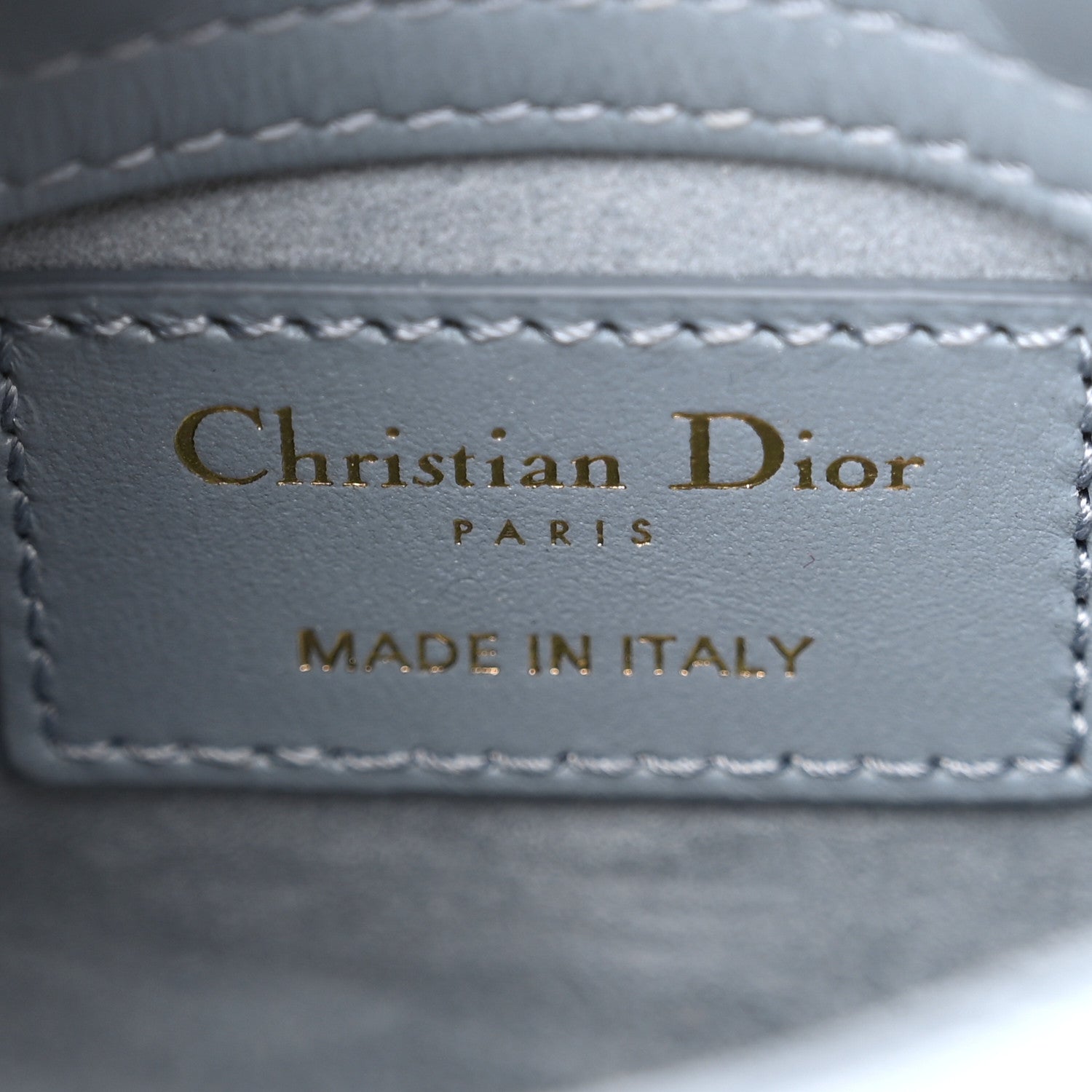 Christian Dior Lambskin Cannage Micro Lady Dior Cloud Blue 6 of 11