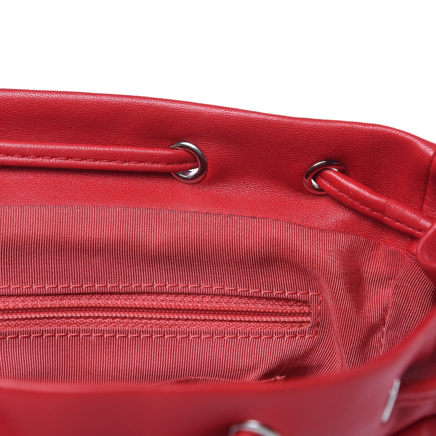 Lambskin Quilted Small Urban Spirit Backpack Red