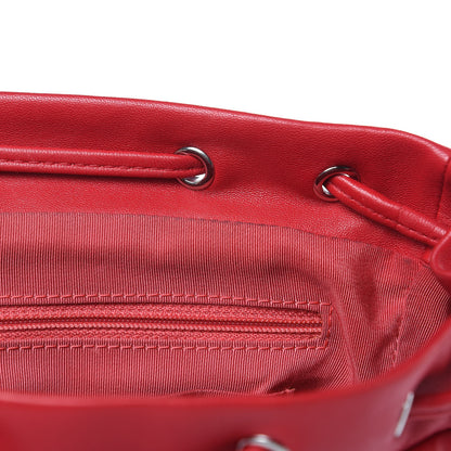 Chanel Lambskin Quilted Small Urban Spirit Backpack Red 12 of 12