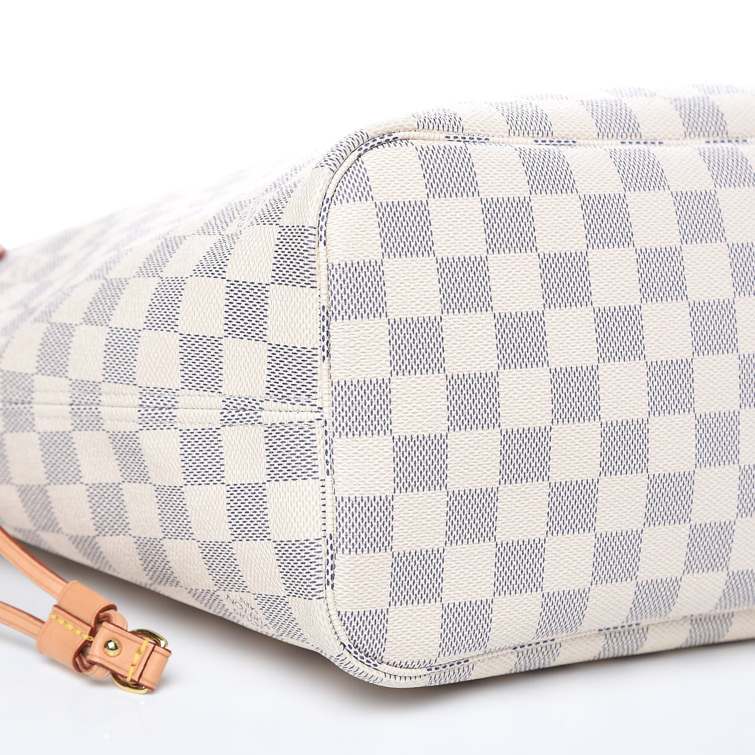 Louis Vuitton Damier Azur Neo Neverfull MM Rose Ballerine 8 of 14