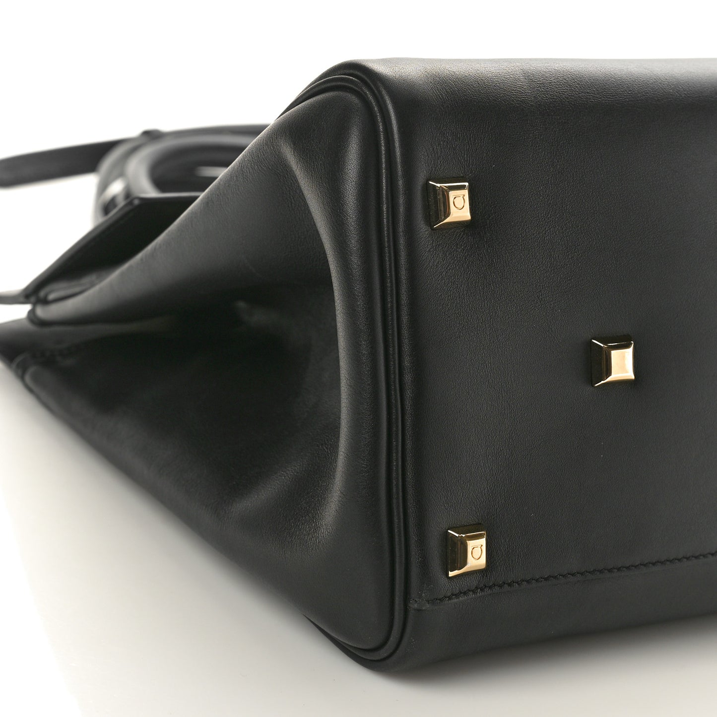 Calfskin Large Studio Bag Black