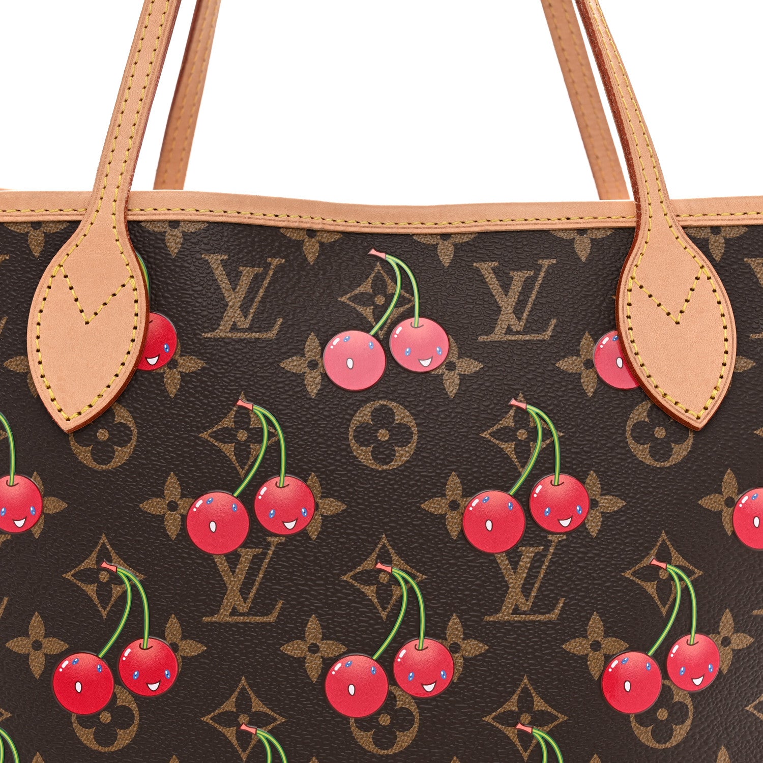 Louis Vuitton LV X TM Monogram Cerises Neverfull MM 8 of 10