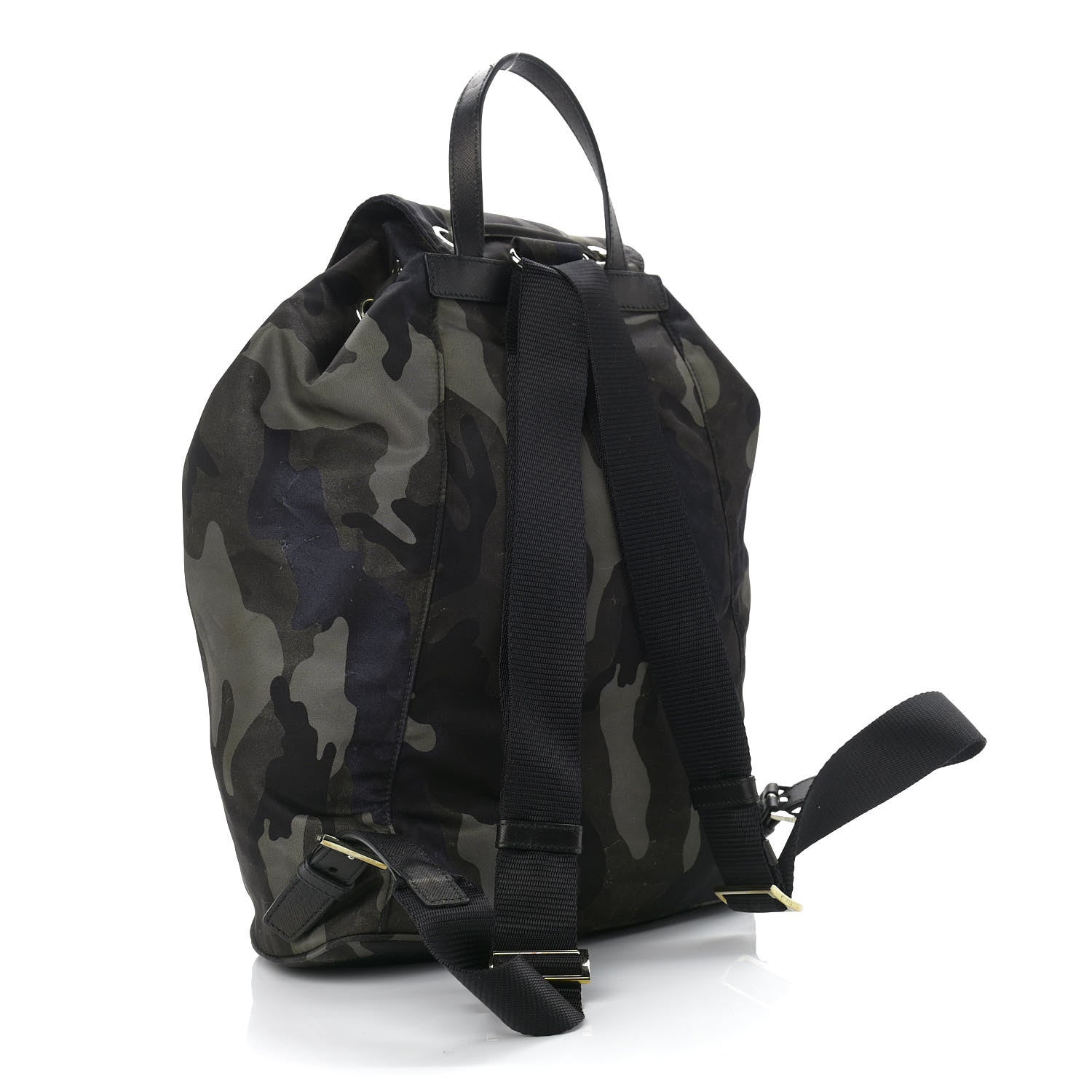 Prada Tessuto Nylon Camouflage Print Backpack Fumo 3 of 15