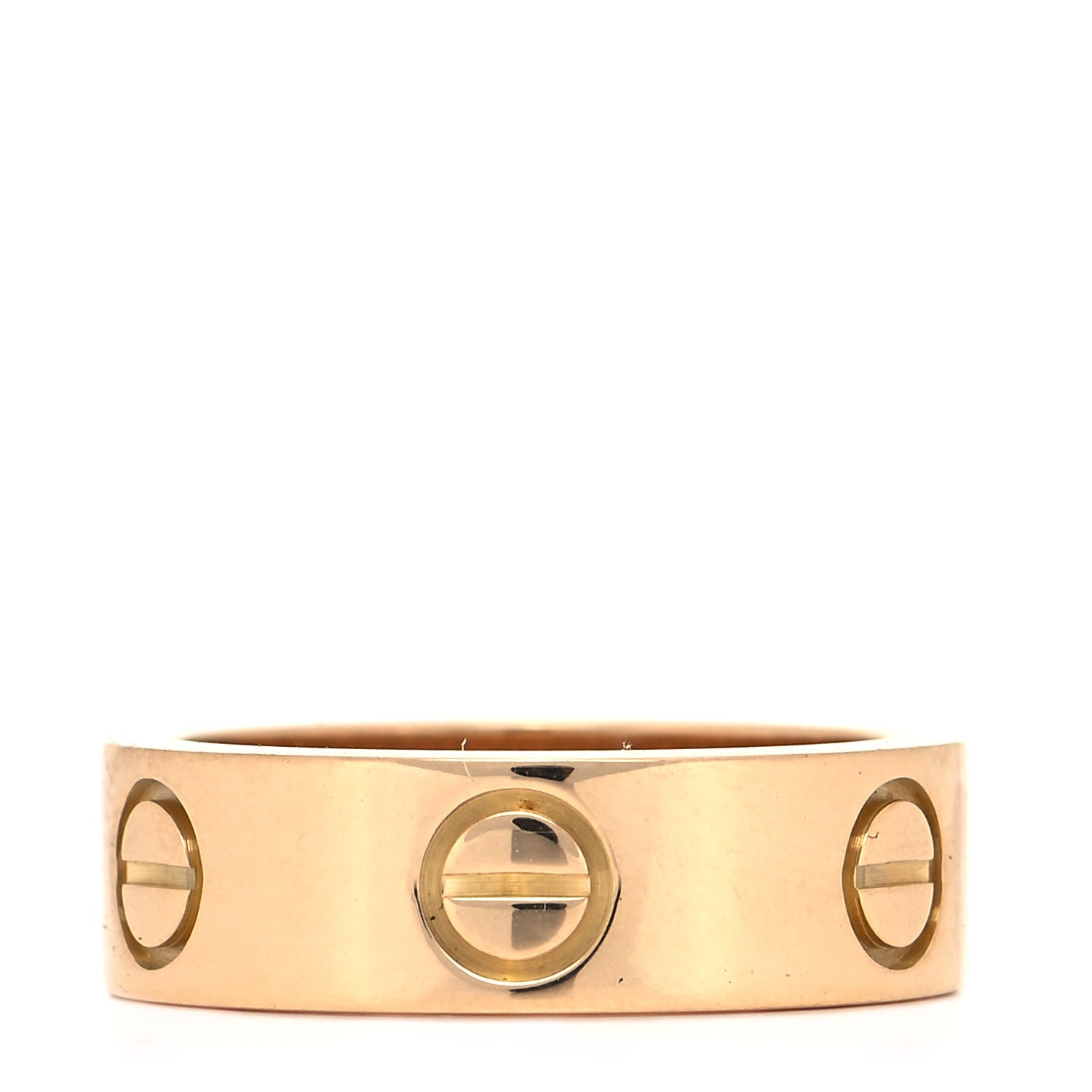 Cartier 18K Yellow Gold 5.5mm LOVE Ring 49 4.75 5 of 10