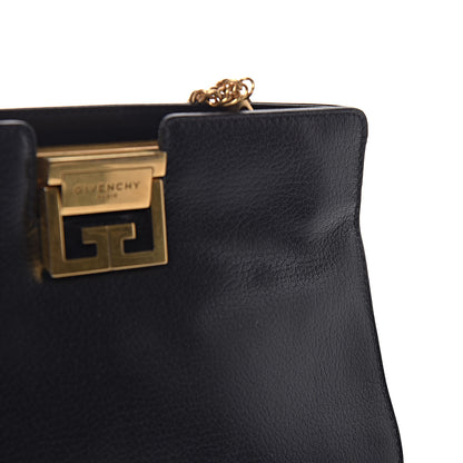 Givenchy Goatskin GV3 Frame Clutch Black 10 of 10