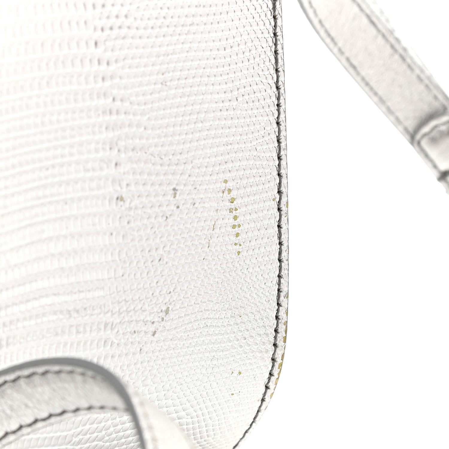 Givenchy Metallic Calfskin Lizard Embossed Mini Pandora Box Crossbody Bag Silver 14 of 14