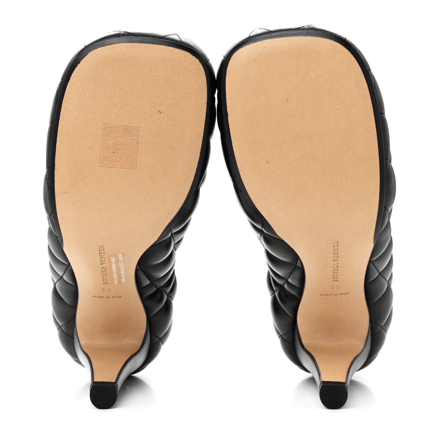 Nappa Matelasse Padded Dream Pumps 38 Black