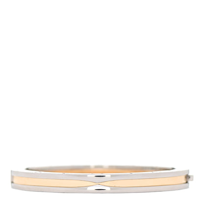 Bulgari 18K Yellow Gold Stainless Steel B.Zero1 Bangle Bracelet 2 of 5