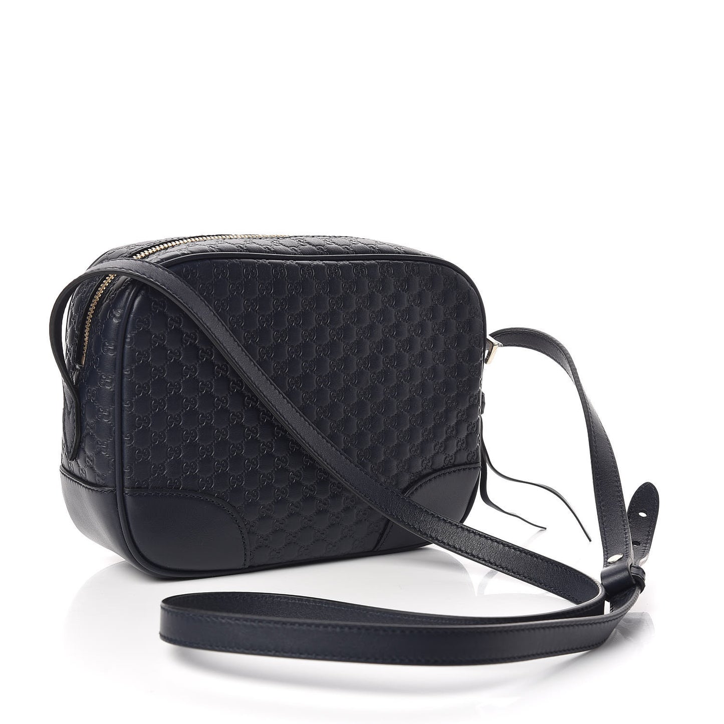Soft Microguccissima Mini Bree Messenger Bag Blue