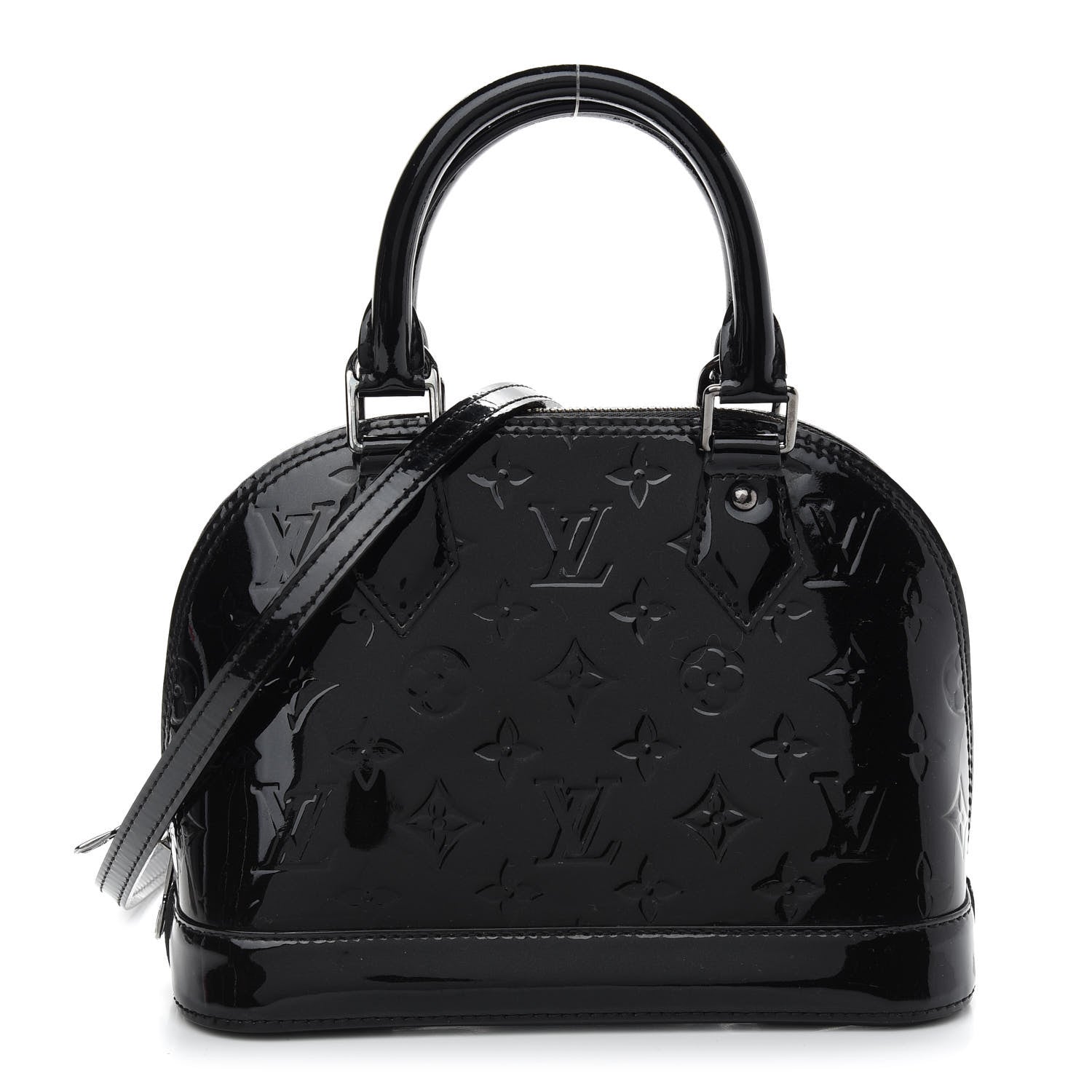 Louis Vuitton Vernis Alma BB Noir Magnetique 1 of 8
