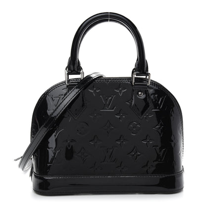 Louis Vuitton Vernis Alma BB Noir Magnetique 1 of 8