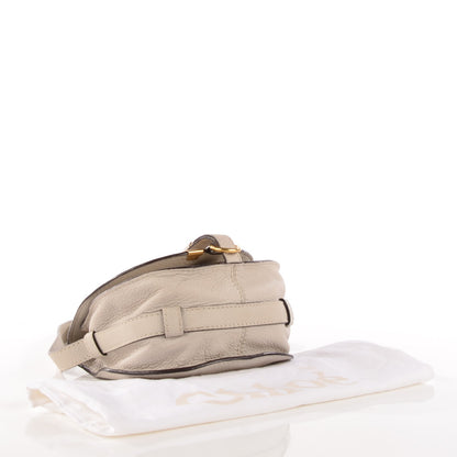 Chloe Calfskin Mini Marcie Round Crossbody Bag Dove 4 of 12