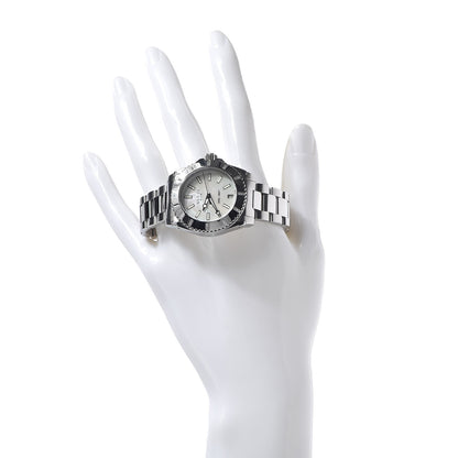 Gucci Stainless Steel Diamond Mother of Pearl 32mm Dive Quartz Watch 2 of 8