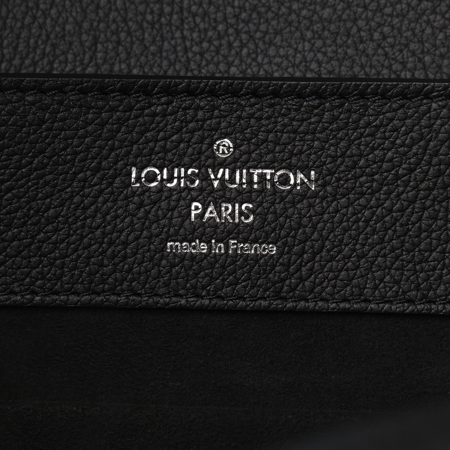 Calfskin Lockme Backpack Black