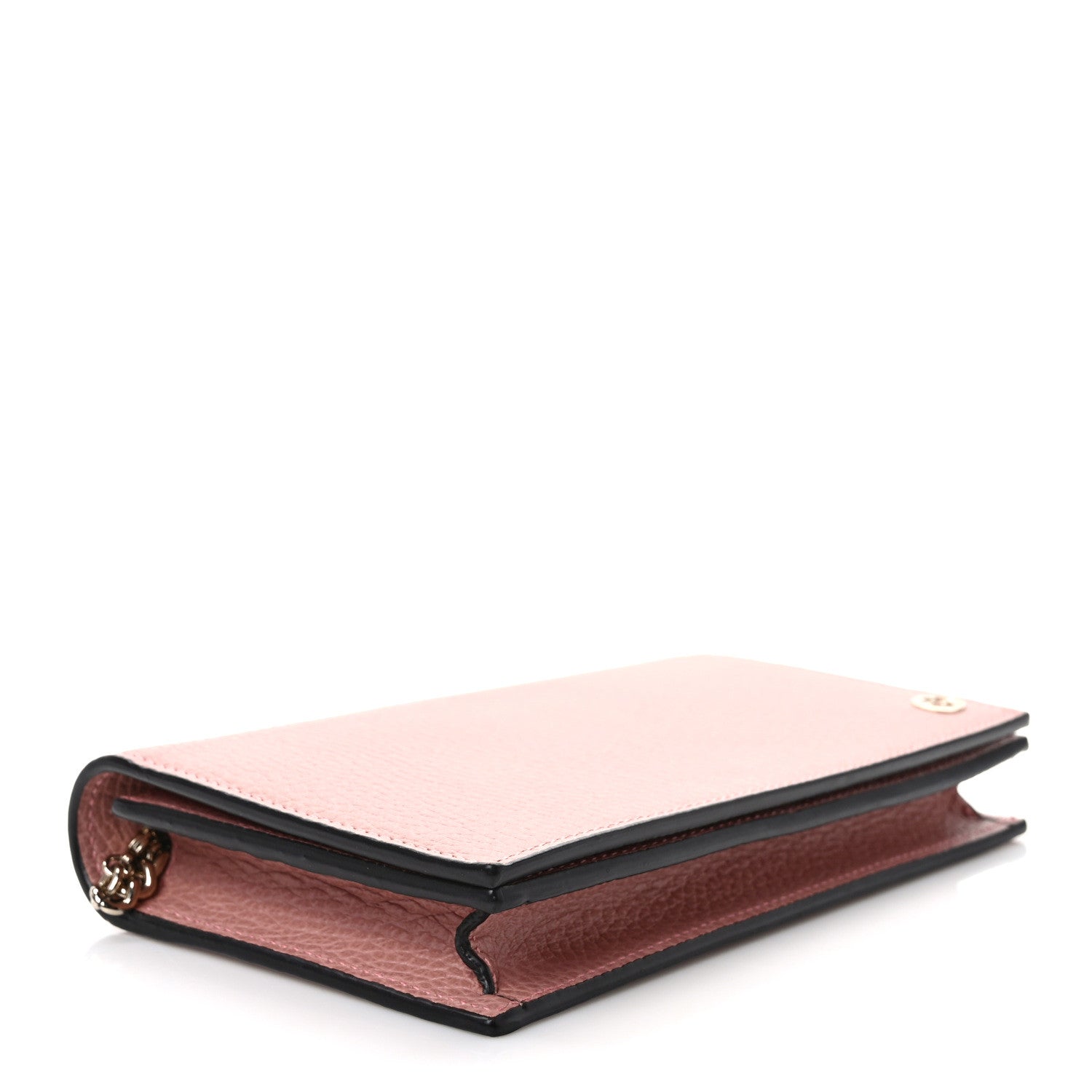 Gucci Dollar Calfskin Medium Betty Chain Wallet Soft Pink 4 of 9