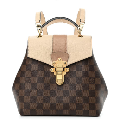 Louis Vuitton Damier Ebene Clapton Backpack Creme 1 of 10