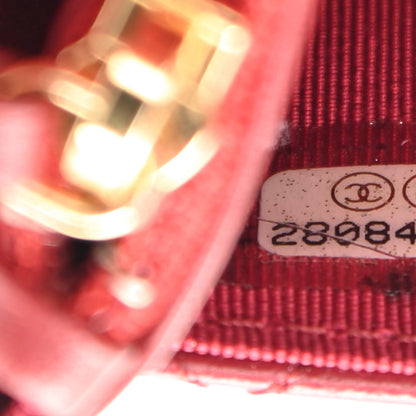 Chanel Aged Calfskin Quilted Reissue Wallet On Chain WOC Red 8 of 11