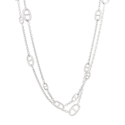 Hermes Sterling Silver Farandole Necklace 160 1 of 5