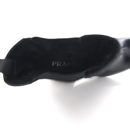 Prada Calfskin Pointed Boots 40 Black 8 of 8