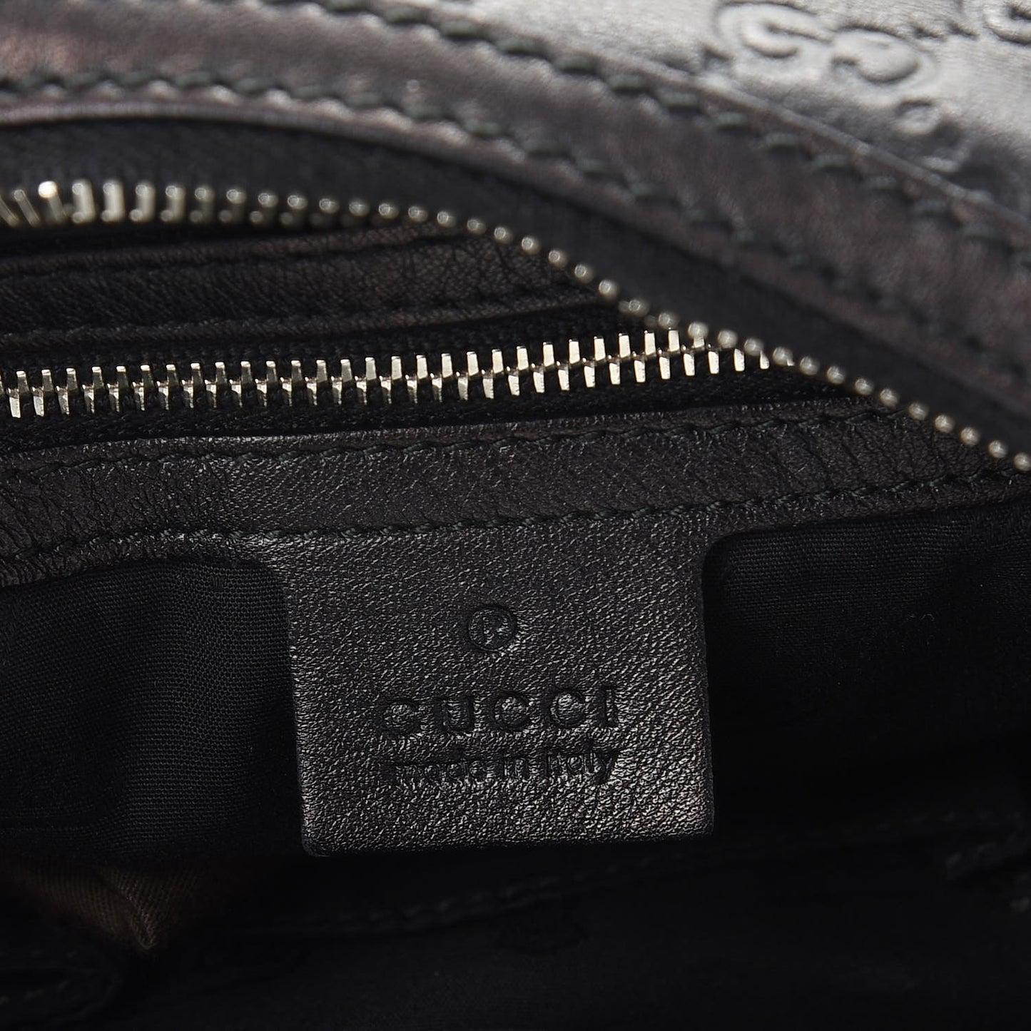 Guccissima Large GG Twins Hobo Black