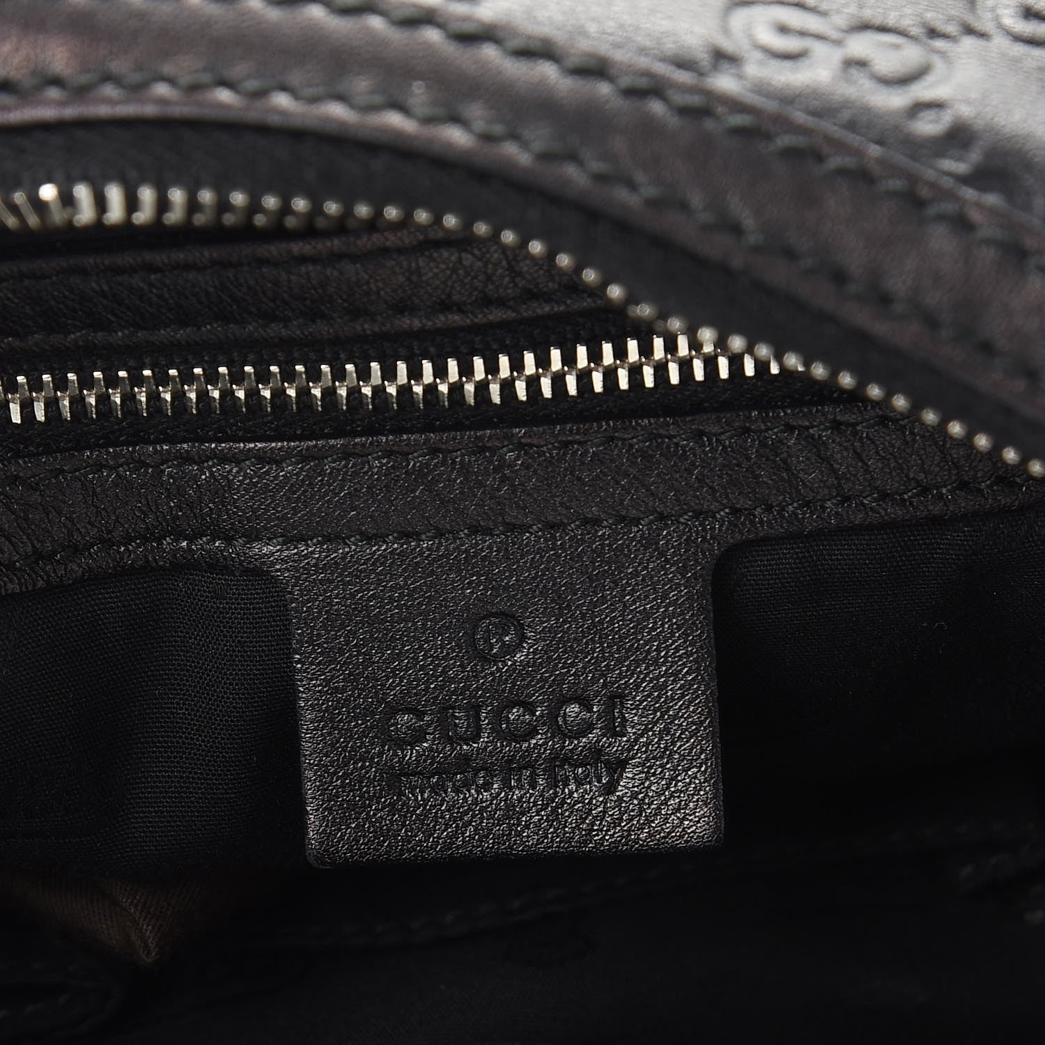 Gucci Guccissima Large GG Twins Hobo Black 6 of 10