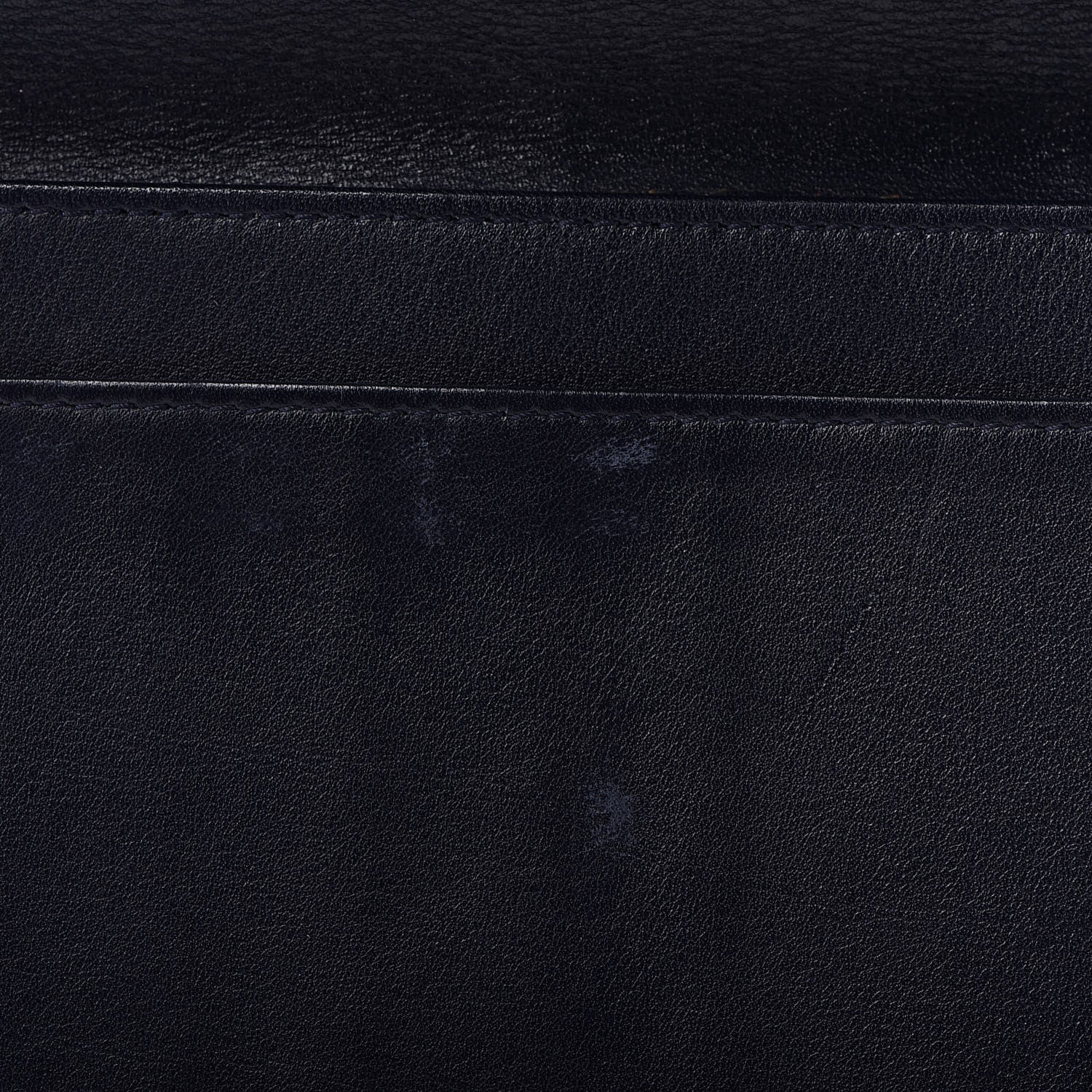 Chanel Caviar Quilted CC Long Double Wallet Navy 10 of 14