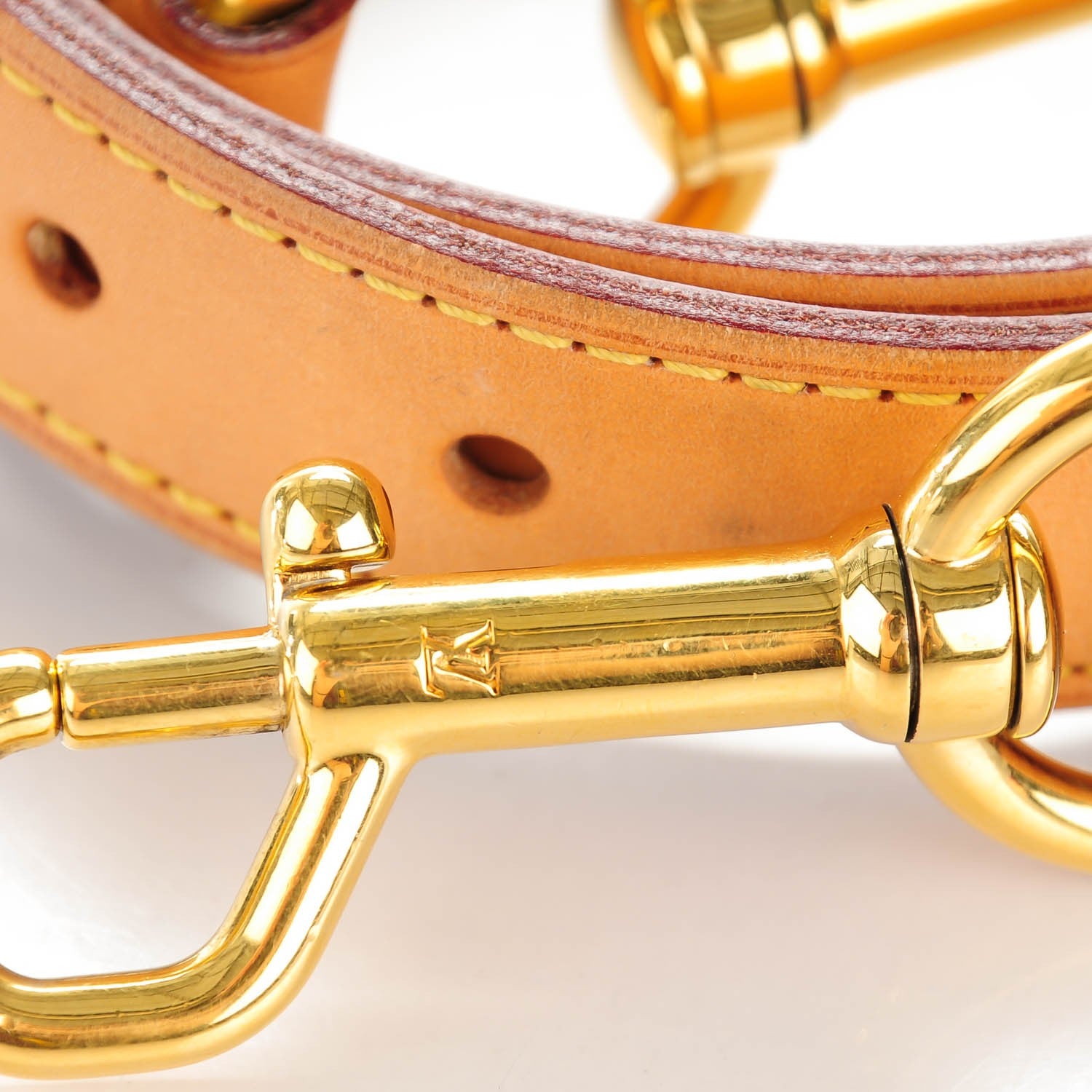 Louis Vuitton Vachetta 16mm Adjustable Shoulder Strap VVN 3 of 4