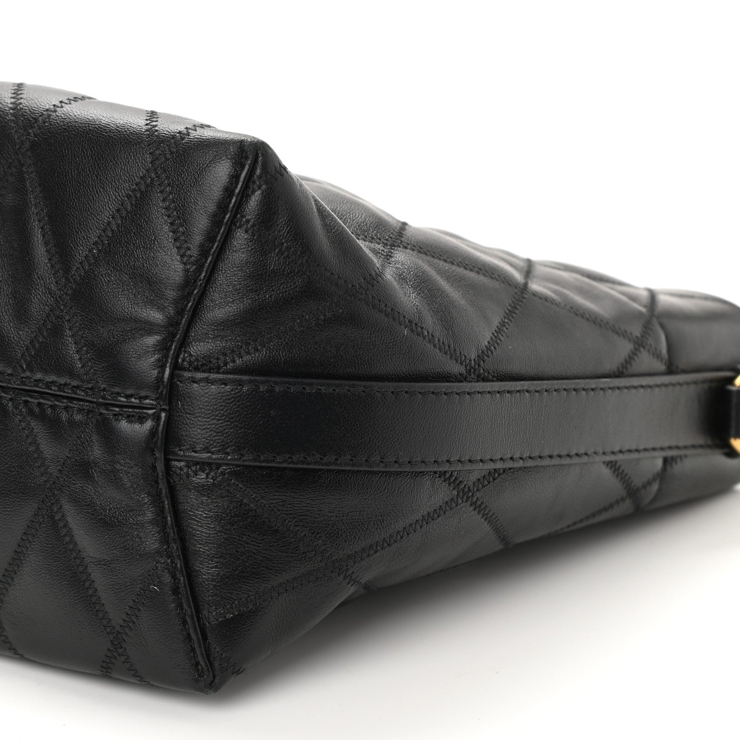 Givenchy Lambskin Quilted Mini GV Bucket Bag Black 8 of 8
