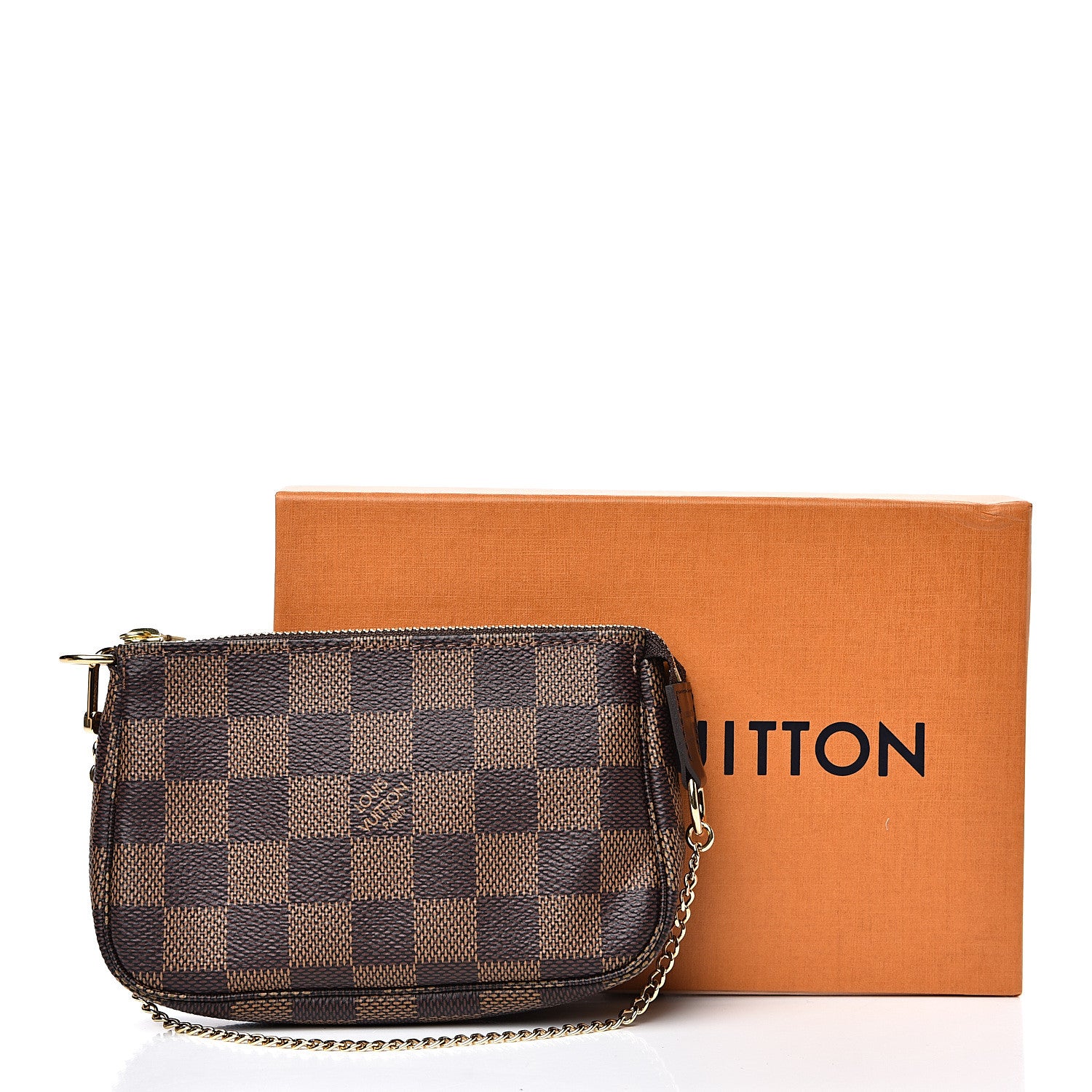 Louis Vuitton Damier Ebene Mini Pochette Accessories 7 of 7