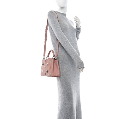 Louis Vuitton Taurillon Mechanical Flowers Capucines BB Magnolia 2 of 9