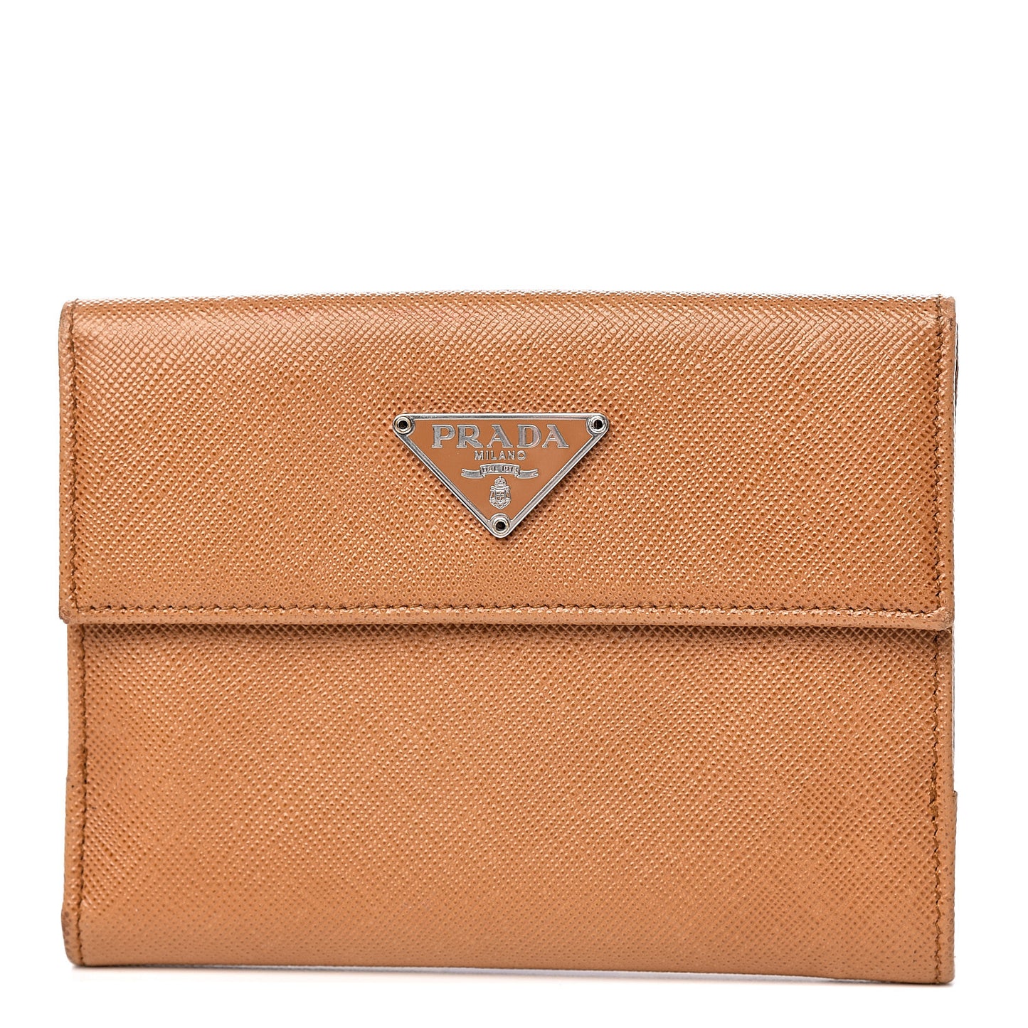 Saffiano French Wallet Ocra
