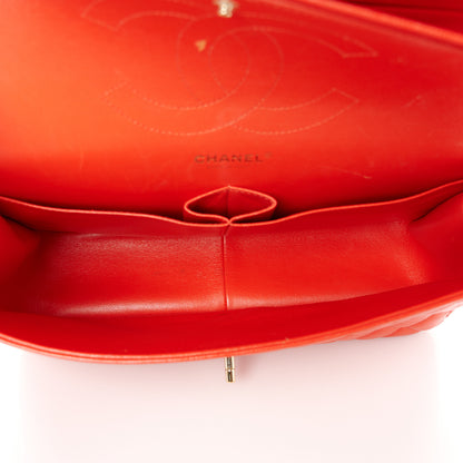Chanel Caviar Quilted Jumbo Double Flap Red 5 of 12