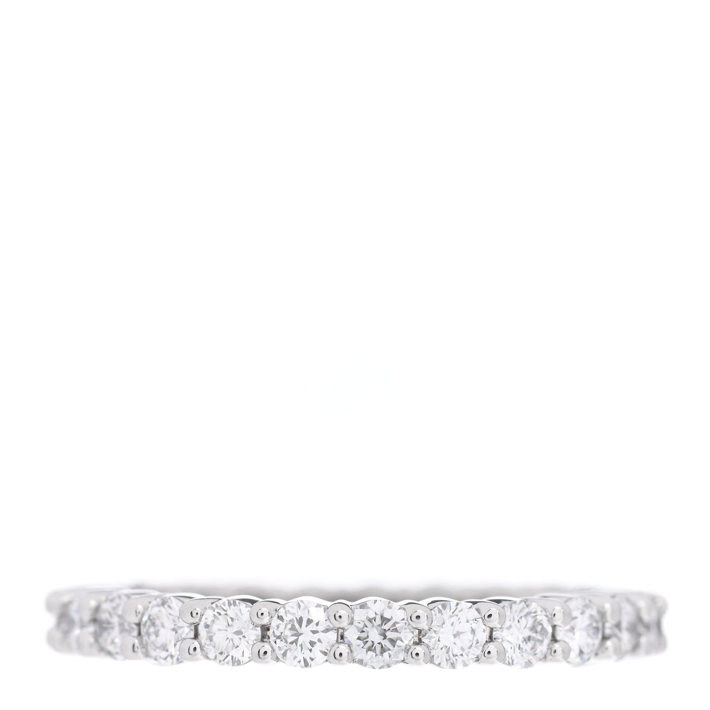 Platinum Diamond 1.25ctw Eternity Wedding Band Ring 53 6.25