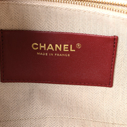 Chanel Suede Calfskin Maxi Camera Case Dark Beige 6 of 11