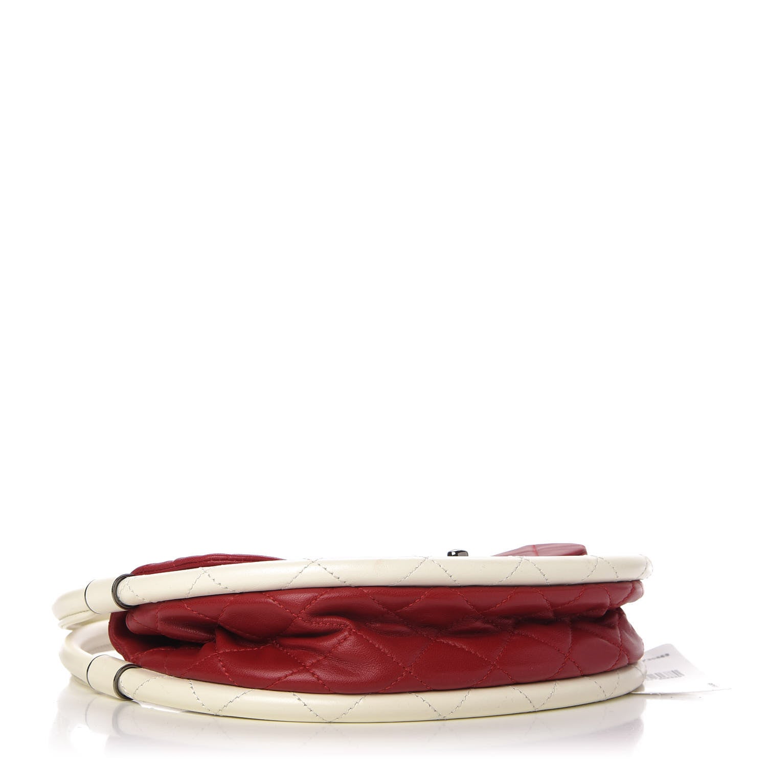 Chanel Lambskin Quilted Small Hula Hoop Flap Red 4 of 10