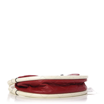 Chanel Lambskin Quilted Small Hula Hoop Flap Red 4 of 10