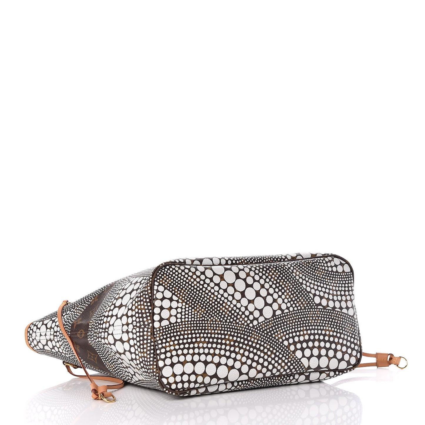 Monogram Kusama Waves Neverfull MM White