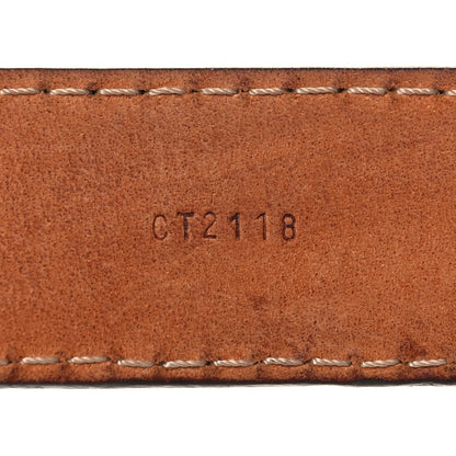 Louis Vuitton LOUIS VUITTON Mini Monogram 25mm LV Initiales Belt 95 38 95/38 7 of 10