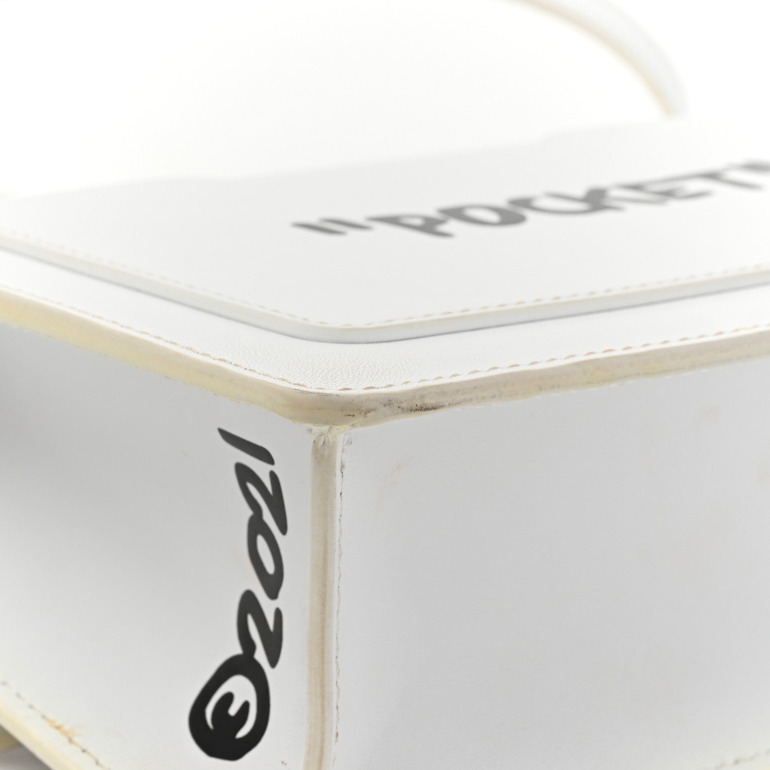 Off-White Calfskin Cash Jitney 1.0 Shoulder Bag White 15 of 18